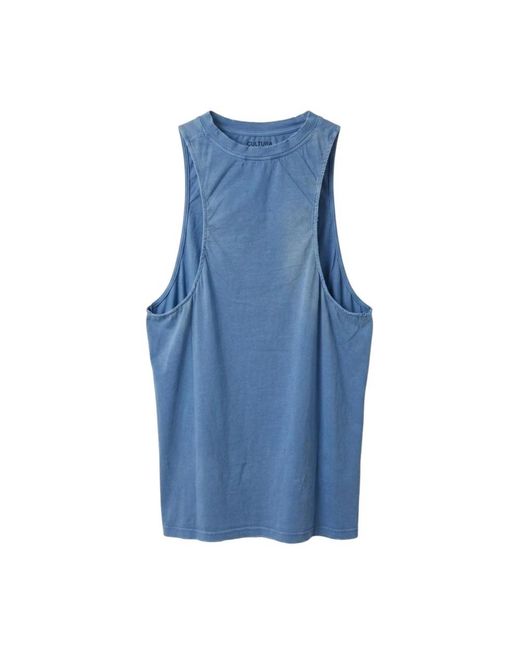Cultura Blue Sleeveless Tops for men