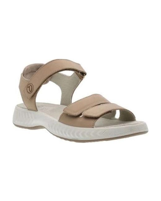 Ara Metallic Flat Sandals