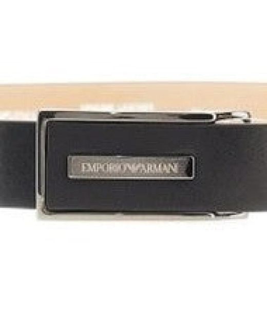 Belts Emporio Armani pour homme en coloris Black