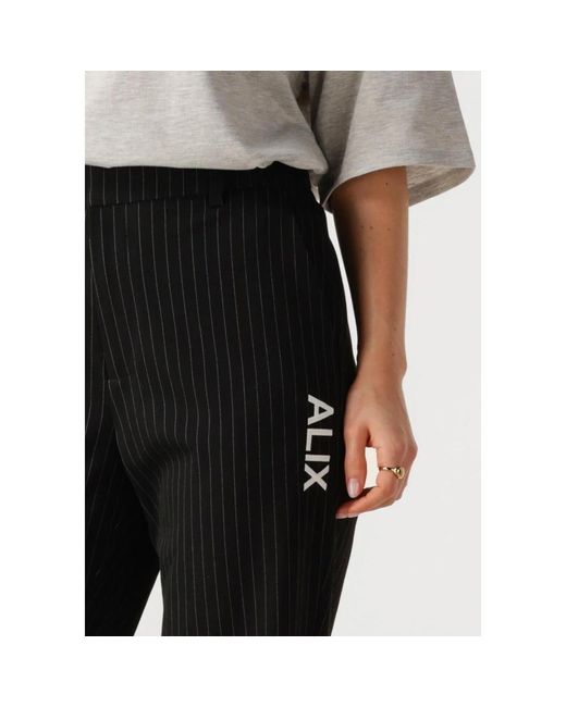 Alix The Label Straight Trousers in het Black