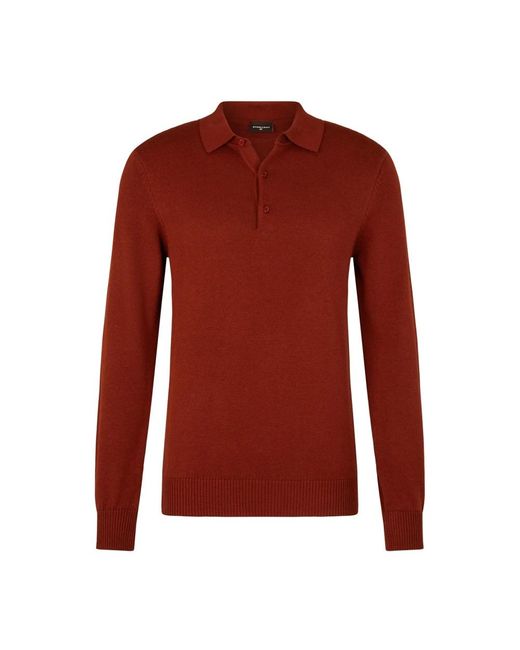 Polo Shirts Strellson de hombre de color Red