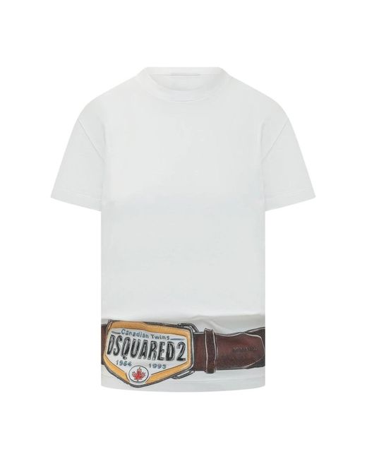 DSquared² White T-Shirts