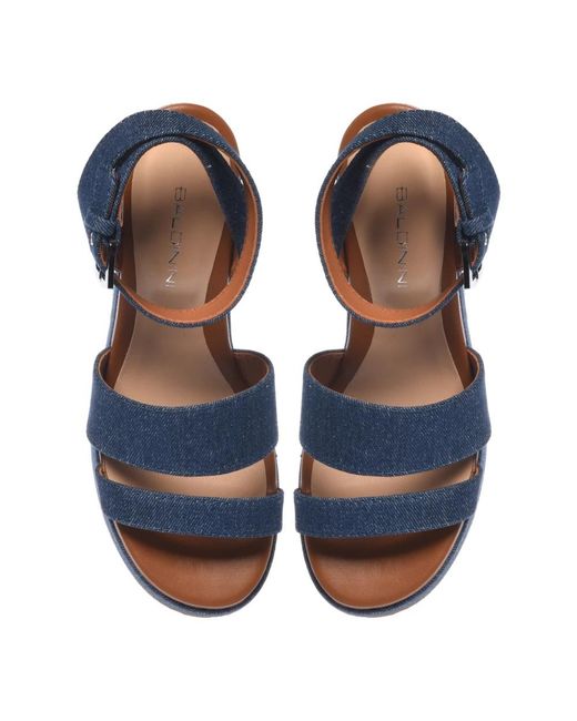 Baldinini Blue High Heel Sandals