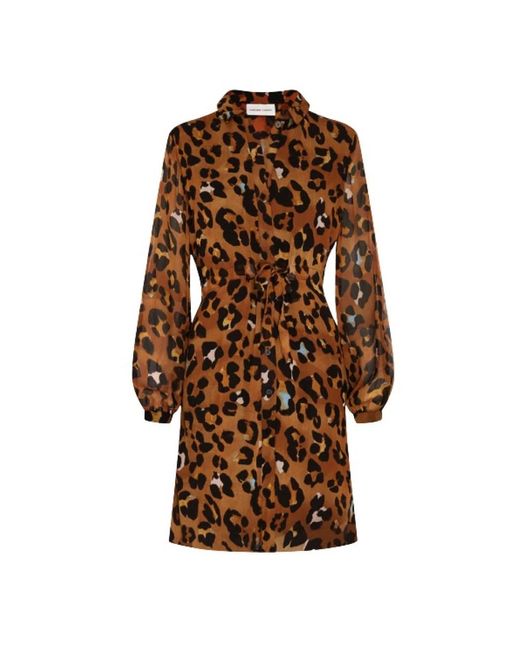 Midi Dresses di FABIENNE CHAPOT in Brown