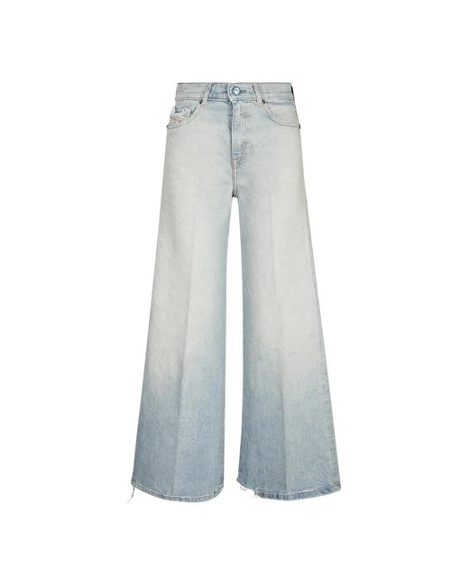 DIESEL Blue Wide Jeans