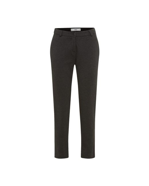Brax Broeken ,Grijs ,Cropped Broeken in het Black
