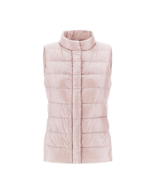 Herno Vest Jacket in het Pink