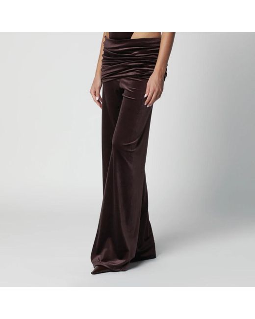 ANDAMANE Black Wide Trousers
