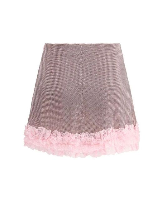 Self-Portrait Short Skirts in het Brown