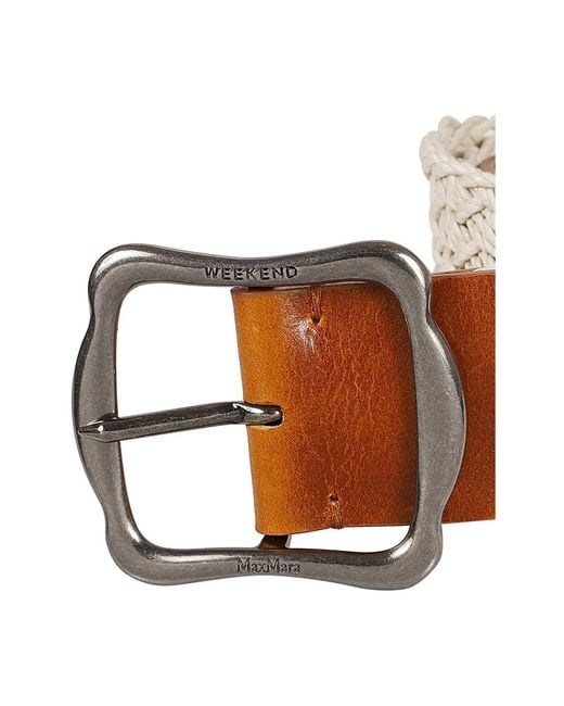 Accessories > belts Weekend by Maxmara en coloris Brown
