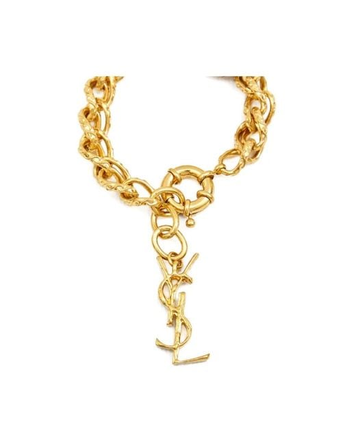 Saint Laurent Metallic Bracelets
