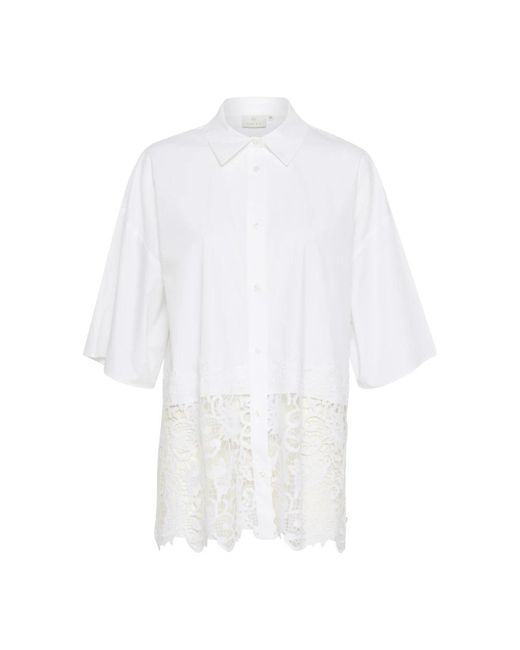 Shirts di Kaffe in White