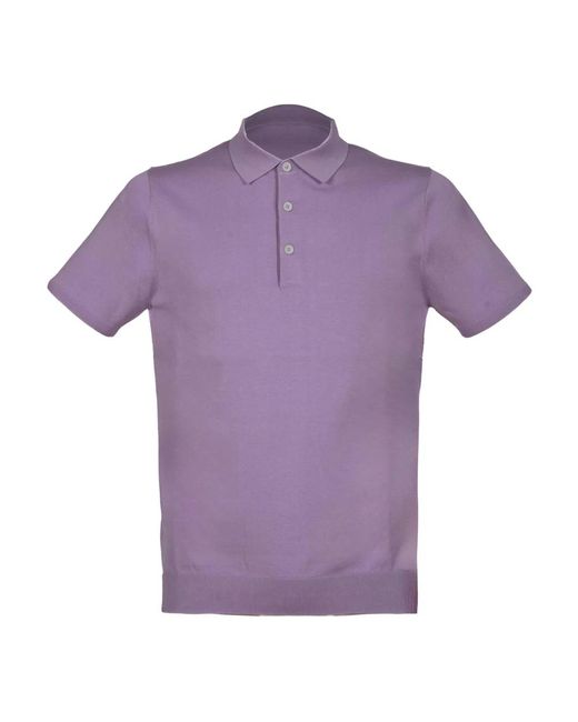People Of Shibuya Lila baumwoll nito polo shirt,nito polo shirt in hellblau in Purple für Herren