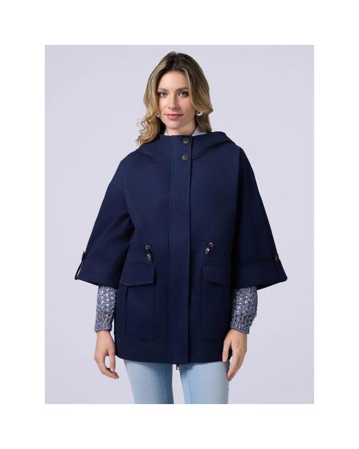 Parkas di Oltre in Blue