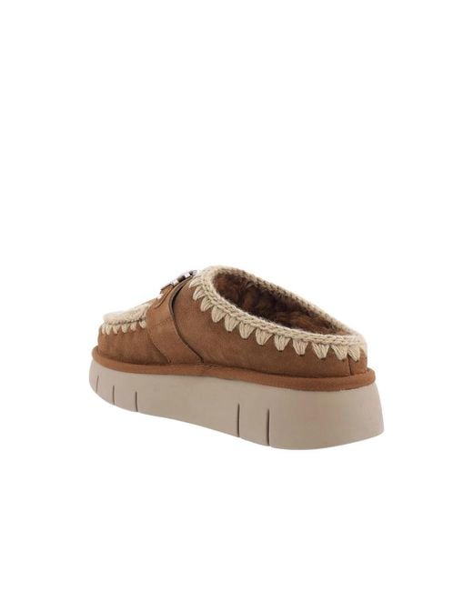 Mou Brown Mules