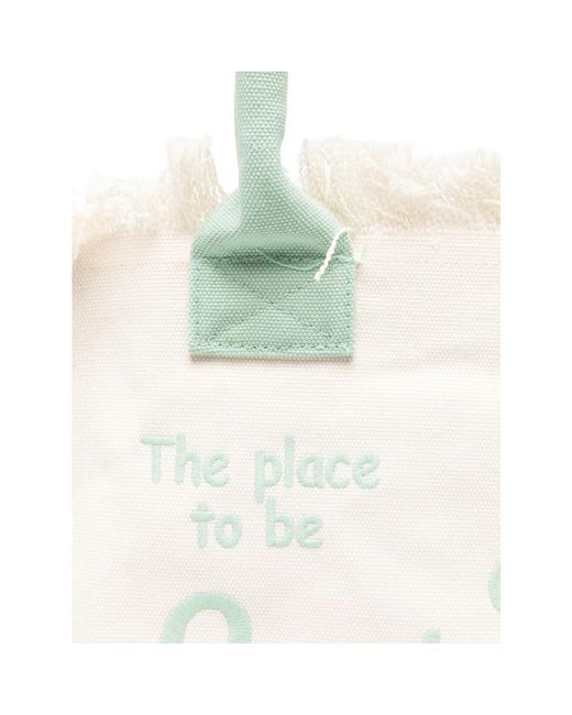 Mc2 Saint Barth White Tote Bags