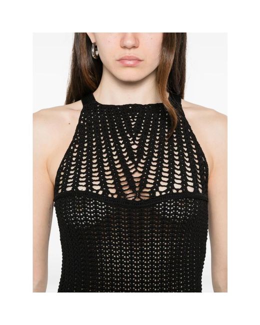Sleeveless Tops IRO en coloris Black
