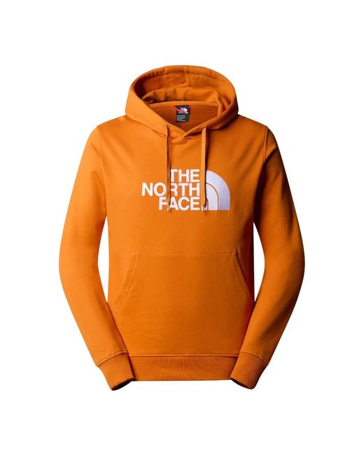 The North Face Orange Hoodies for men