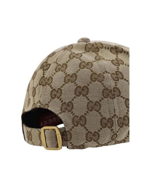 Gucci Ikone Gg-Muster Baseballkappe in Green für Herren