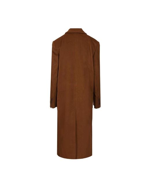Loulou de Saison Brown Double-Breasted Coats