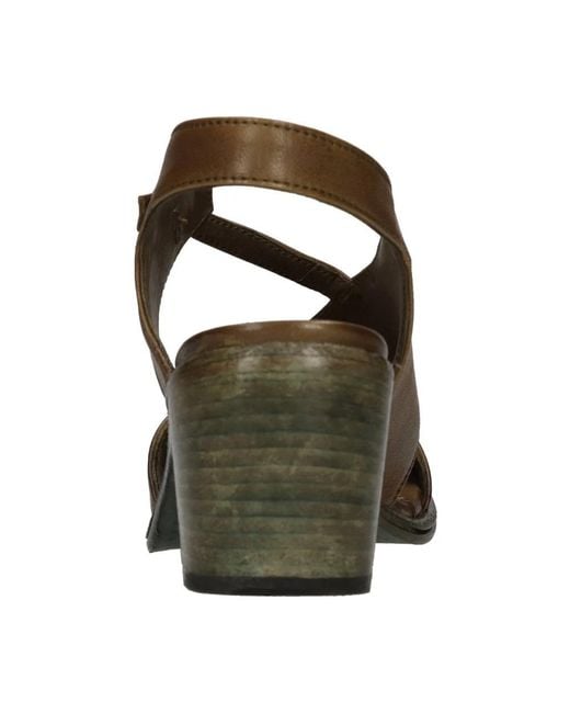 Hundred 100 Brown High Heel Sandals