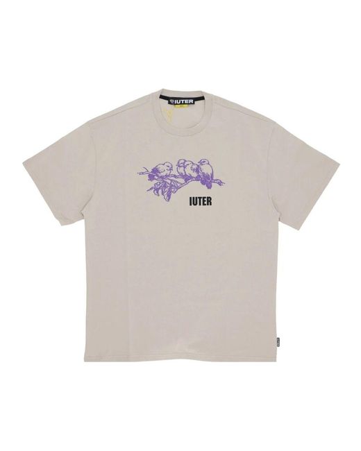 Iuter Ice Herren Tee Kurzarmshirt in Gray für Herren
