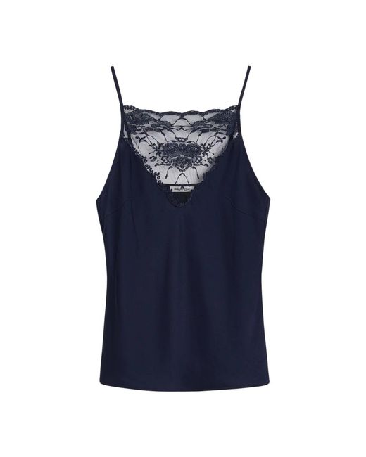 By Malene Birger Blue Sleeveless Tops