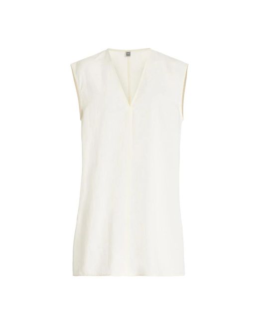 Tops > sleeveless tops Totême  en coloris White