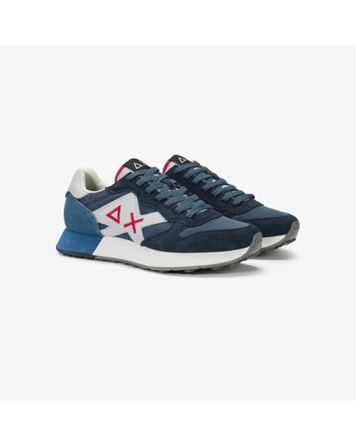 Sun 68 Blue Sneakers for men
