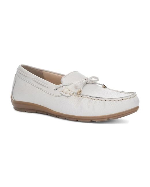 Ara White Boat Shoes