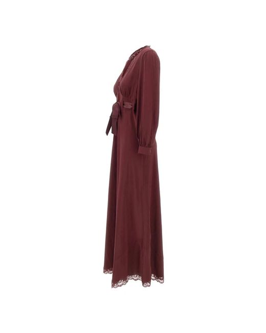 Rixo Adaline Midi Jurk in het Red