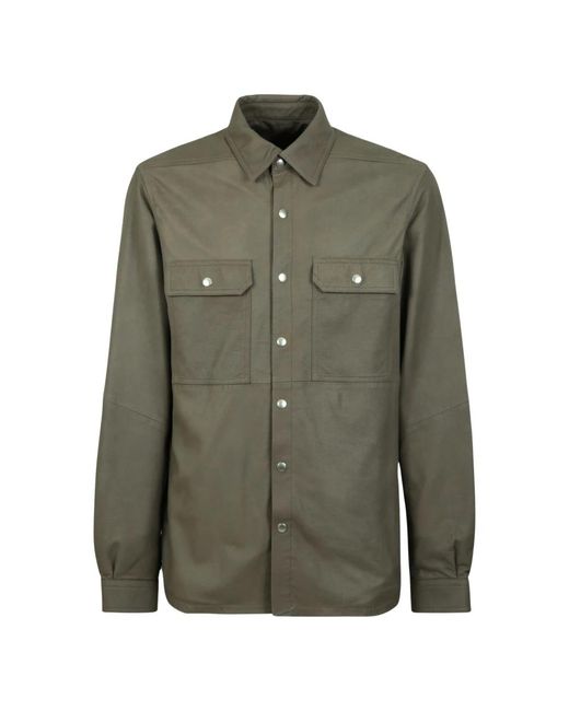 Rick Owens Green Casual Shirts for men