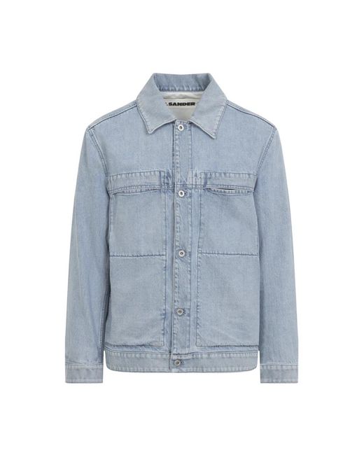 Jil Sander Denim Jacket in het Blue voor heren