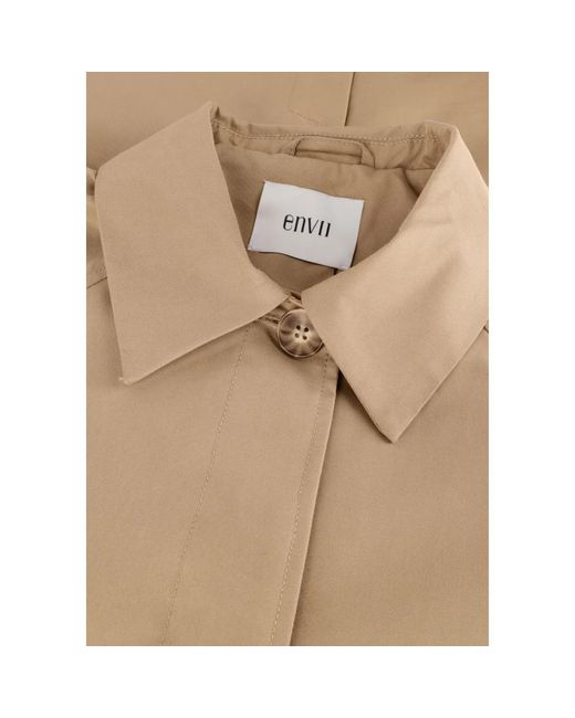 Envii Single-Breasted Coats in het Brown