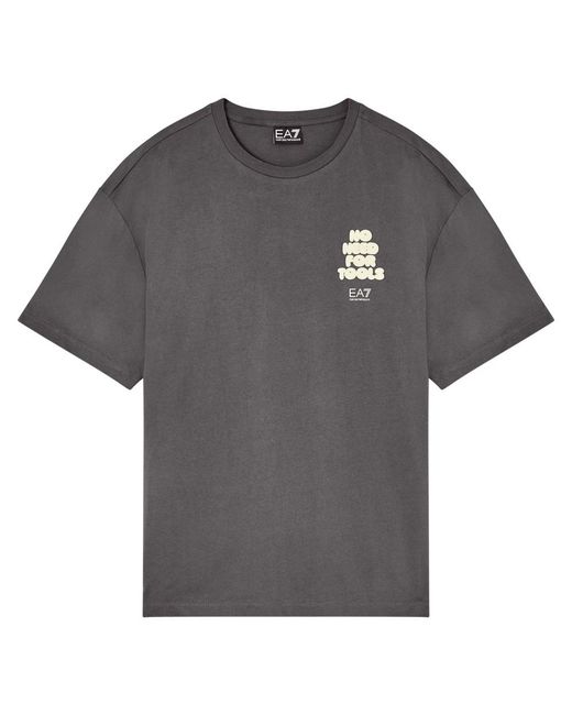 EA7 Gray T-Shirts for men
