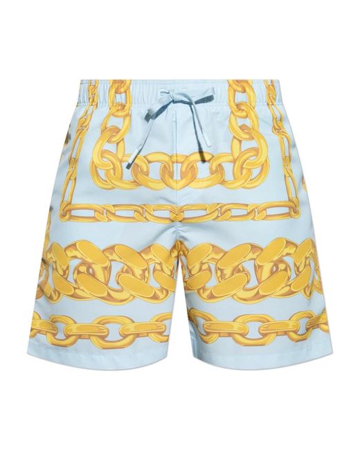 Beachwear Versace de hombre de color Yellow