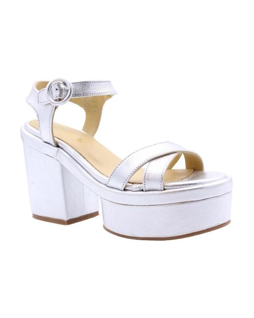 CTWLK White High Heel Sandals