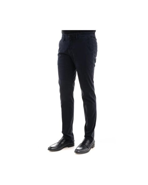 BRIGLIA Black Suit Trousers for men