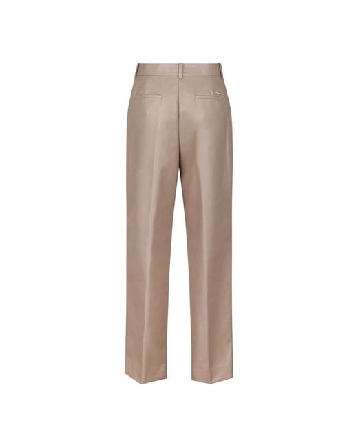 Calvin Klein Natural Straight Trousers
