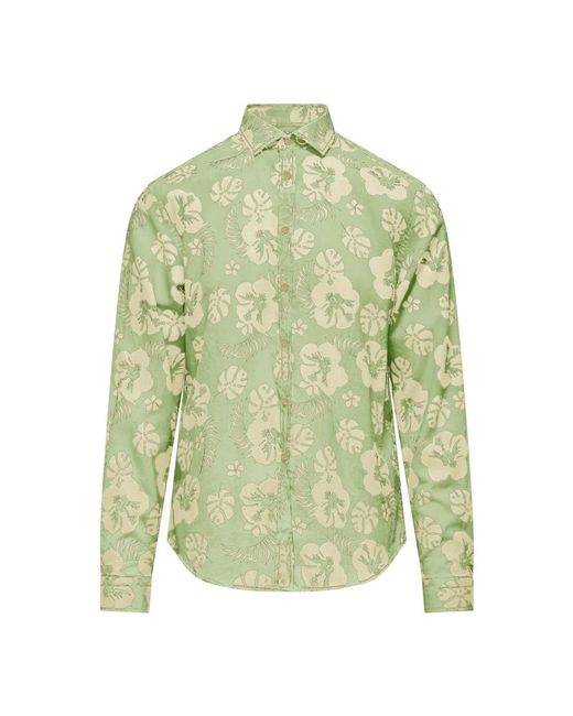 Bomboogie Green Casual Shirts for men