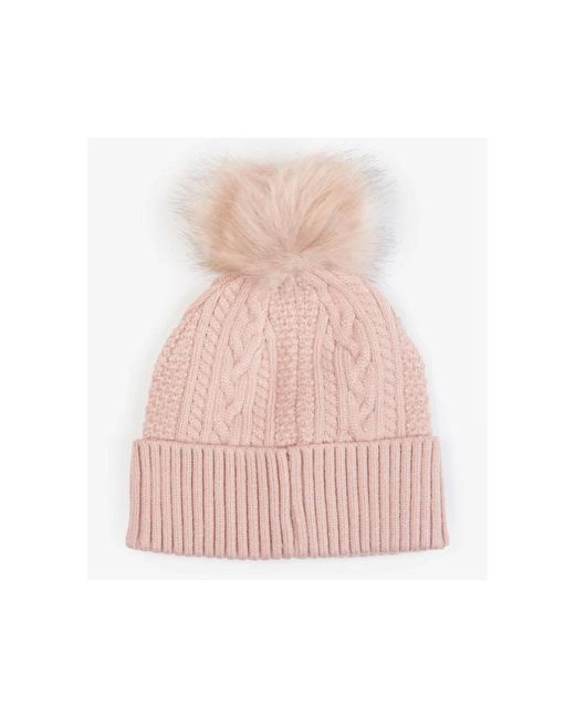 Barbour Pink Beanies