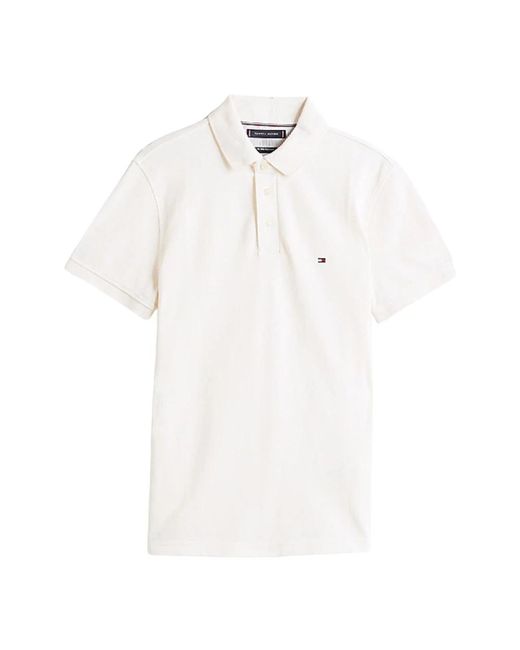 Tommy Hilfiger White Polo Shirts for men