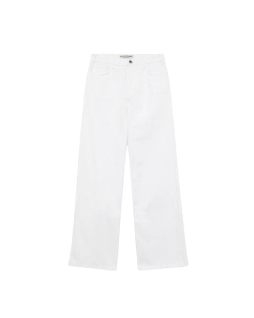 Roy Rogers White Wide Trousers
