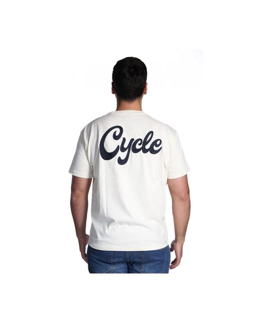 T-Shirts CYCLE de hombre de color White