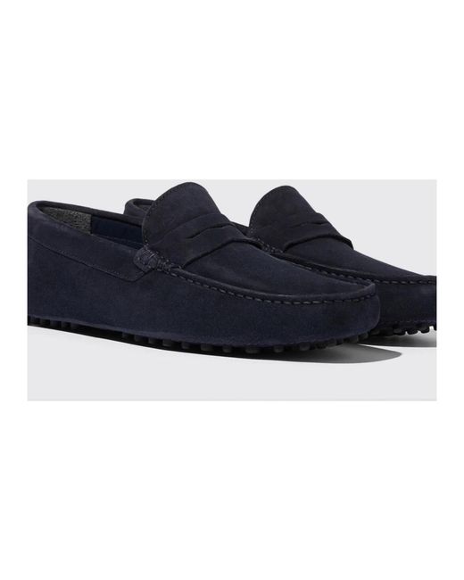 Scarosso Blue Loafers for men