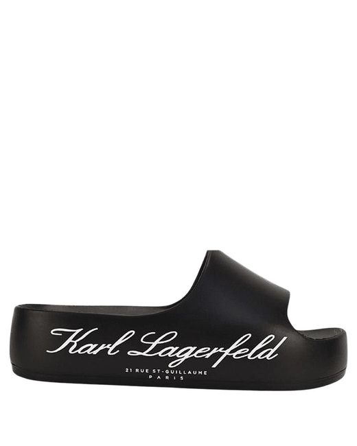 Flip flops Karl Lagerfeld de color Black