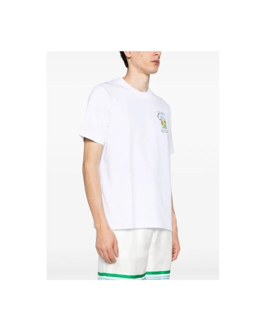 Casablancabrand Stylisches t-shirt print 001-01 in White für Herren