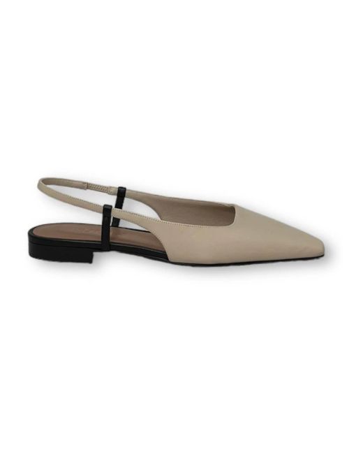 3Juin Brown Ballerina Shoes