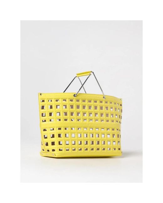 Tory Burch Yellow Tote Bags