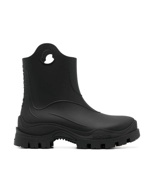 Moncler Black Chelsea boots